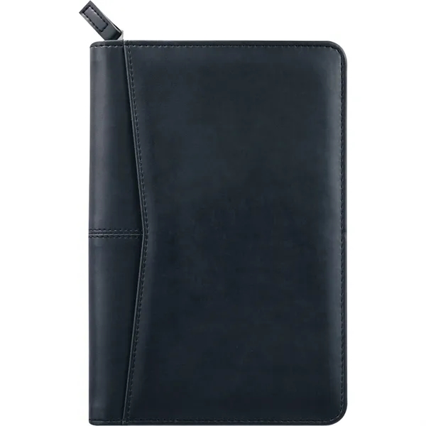 Zippered padfolio with business card holders, USB flash drive holders, ID... from ASI 66887 PCNA / Leeds