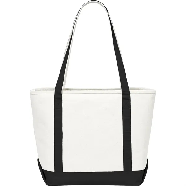 7" x 13.25" x 19.75" cotton canvas boat tote with 12"... from ASI 66887 PCNA / Leeds