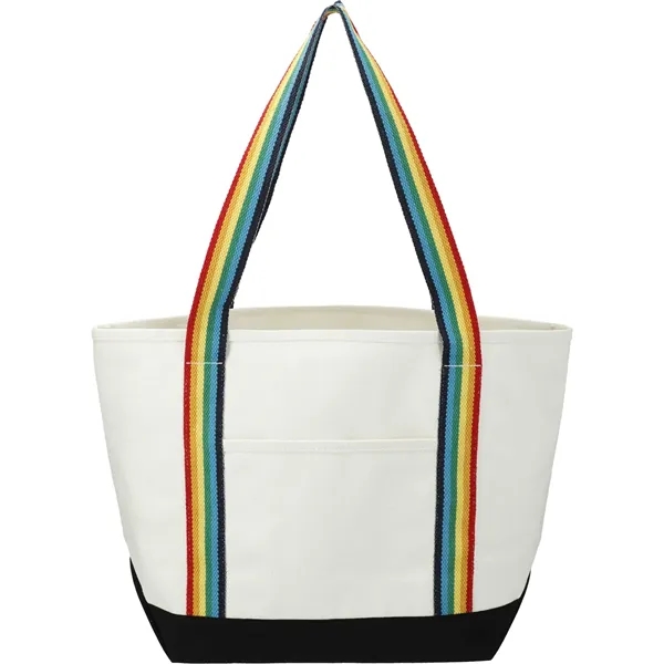 7" x 13.25" x 19.75" cotton canvas boat tote with 12"... from ASI 66887 PCNA / Leeds