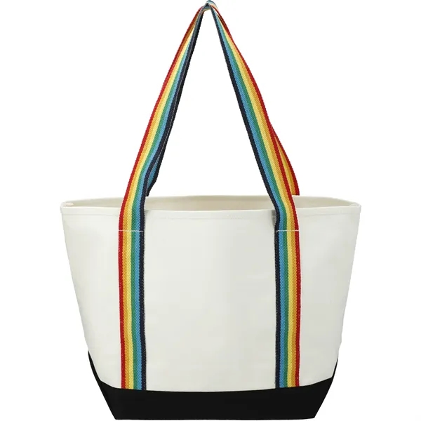 7" x 13.25" x 19.75" cotton canvas boat tote with 12"... from ASI 66887 PCNA / Leeds