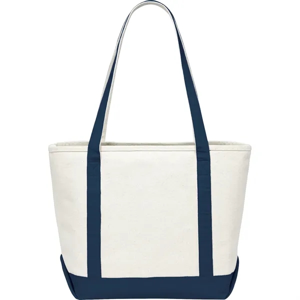 7" x 13.25" x 19.75" cotton canvas boat tote with 12"... from ASI 66887 PCNA / Leeds