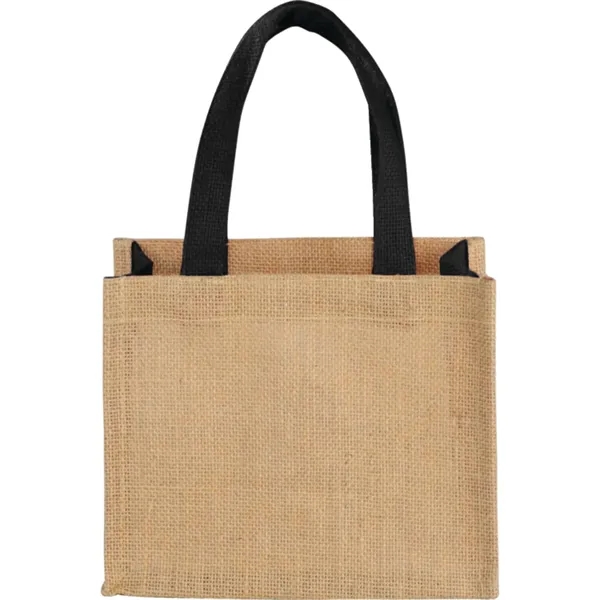 5.25" x 6.5" x 7.75" jute gift tote bag.... from ASI 66887 PCNA / Bullet