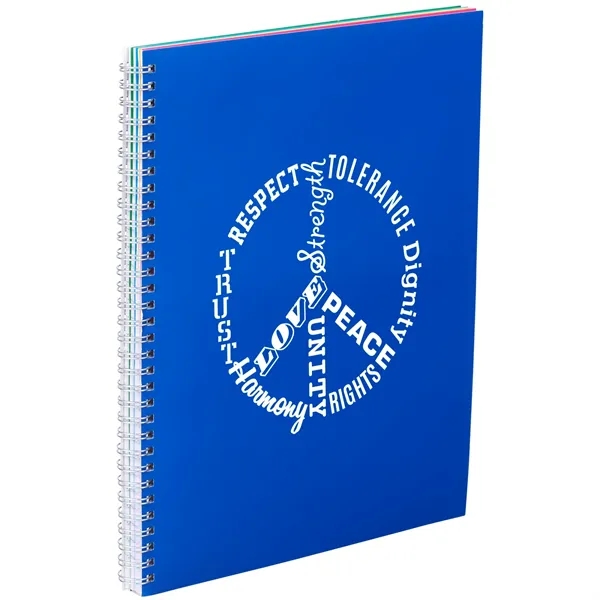 8.5" x 11" five-subject notebook with 240 pages of lined paper... from ASI 66887 PCNA / Bullet