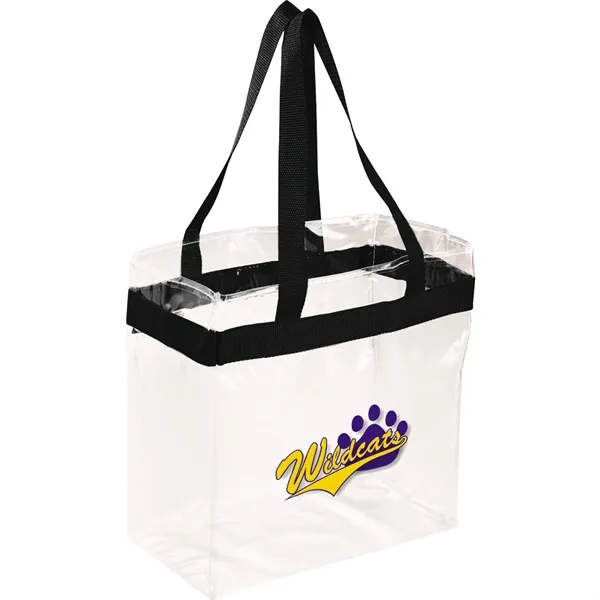 6" x 12" x 12" clear stadium the bag with dual... from ASI 66887 PCNA / Leeds