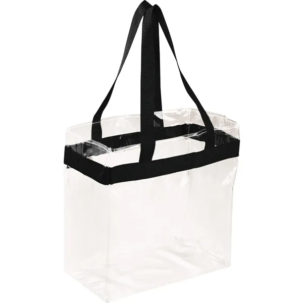 6" x 12" x 12" clear stadium the bag with dual... from ASI 66887 PCNA / Leeds