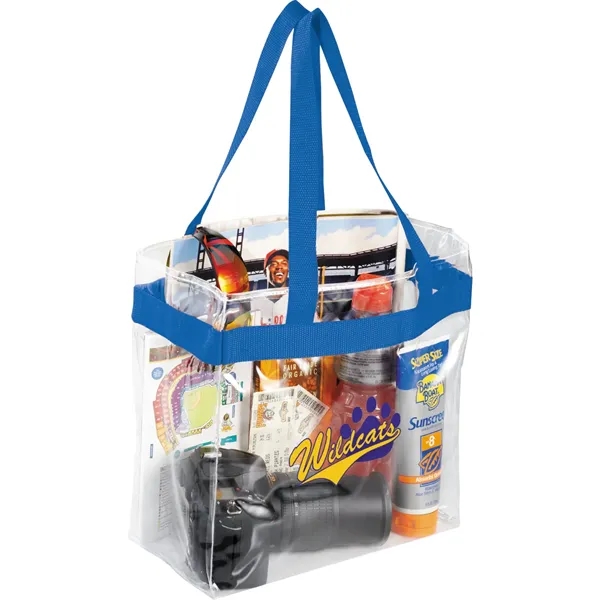 6" x 12" x 12" clear stadium the bag with dual... from ASI 66887 PCNA / Leeds