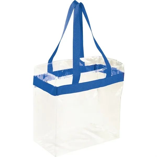 6" x 12" x 12" clear stadium the bag with dual... from ASI 66887 PCNA / Leeds