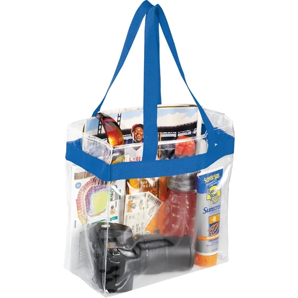 6" x 12" x 12" clear stadium the bag with dual... from ASI 66887 PCNA / Leeds