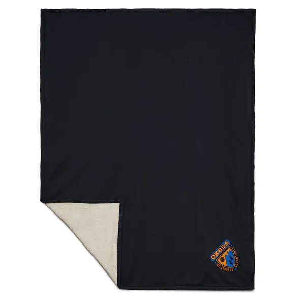 60" x 50" fleece-sherpa blanket.... from ASI 66887 PCNA / Leeds