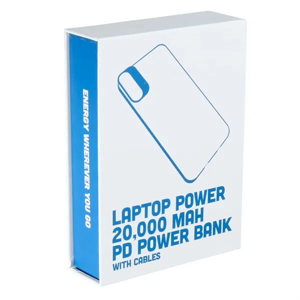 Laptop Power 20,000 mAh PD Power Bank with Cables... from ASI 66887 PCNA / Leeds