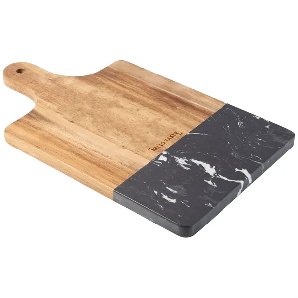 Black marble and acacia wood cutting board.... from ASI 66887 PCNA / Leeds