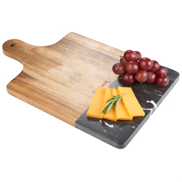 Black marble and acacia wood cutting board.... from ASI 66887 PCNA / Leeds