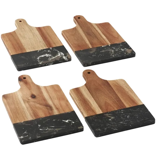 Black marble and acacia wood cutting board.... from ASI 66887 PCNA / Leeds