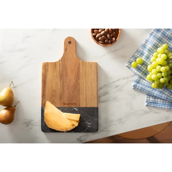 Black marble and acacia wood cutting board.... from ASI 66887 PCNA / Leeds