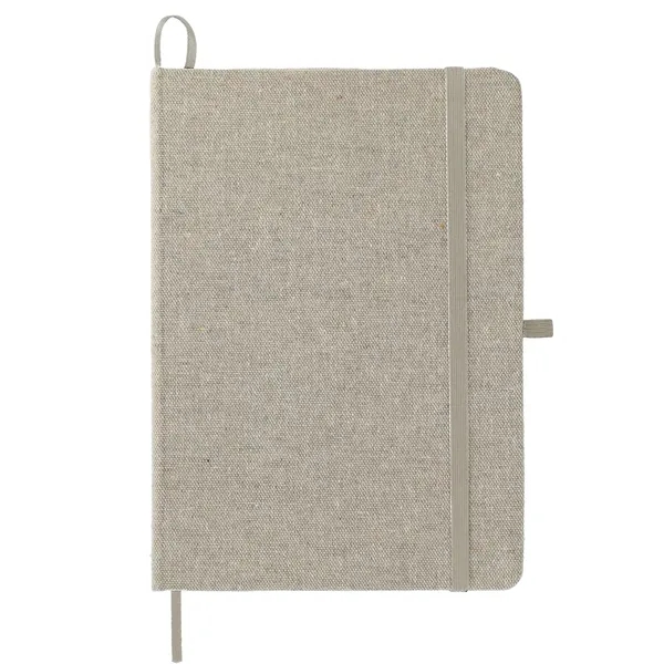 5" x 7" recycled cotton-bound notebook with 60 ruled pages.... from ASI 66887 PCNA / Bullet