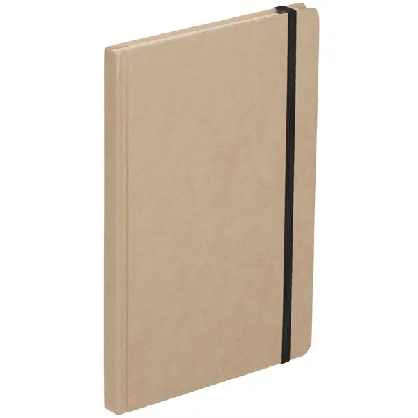 5.5" x 8.5" recycled cardboard notebook with 80 ruled sheets and... from ASI 66887 PCNA / Bullet