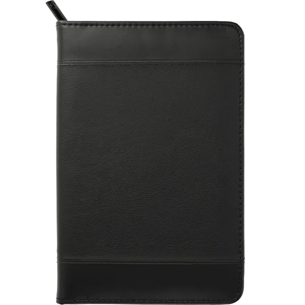 Zippered padfolio with pen loop, pocket, business card holder and 8"... from ASI 66887 PCNA / Leeds