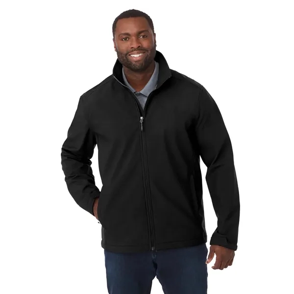 Men's softshell jacket with three-layer construction, ergonomic sleeves and articulated elbows.... from ASI 66887 PCNA / Trimark