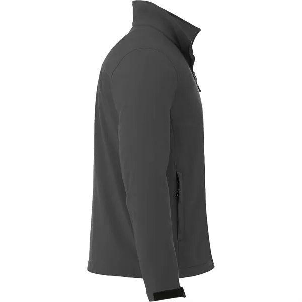 Men's softshell jacket with three-layer construction, ergonomic sleeves and articulated elbows.... from ASI 66887 PCNA / Trimark