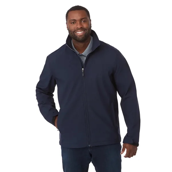 Men's softshell jacket with three-layer construction, ergonomic sleeves and articulated elbows.... from ASI 66887 PCNA / Trimark