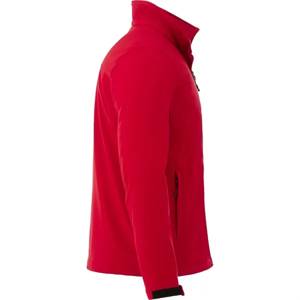 Men's softshell jacket with three-layer construction, ergonomic sleeves and articulated elbows.... from ASI 66887 PCNA / Trimark