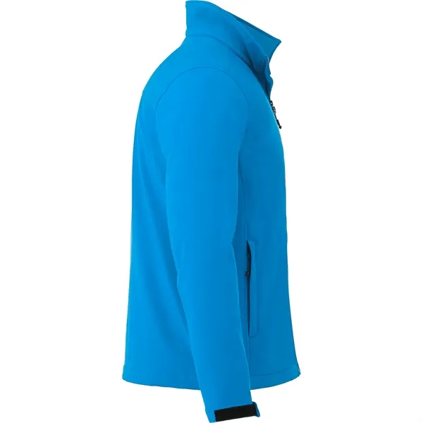 Men's softshell jacket with three-layer construction, ergonomic sleeves and articulated elbows.... from ASI 66887 PCNA / Trimark
