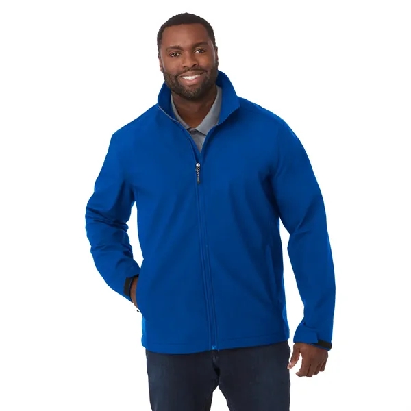Men's softshell jacket with three-layer construction, ergonomic sleeves and articulated elbows.... from ASI 66887 PCNA / Trimark