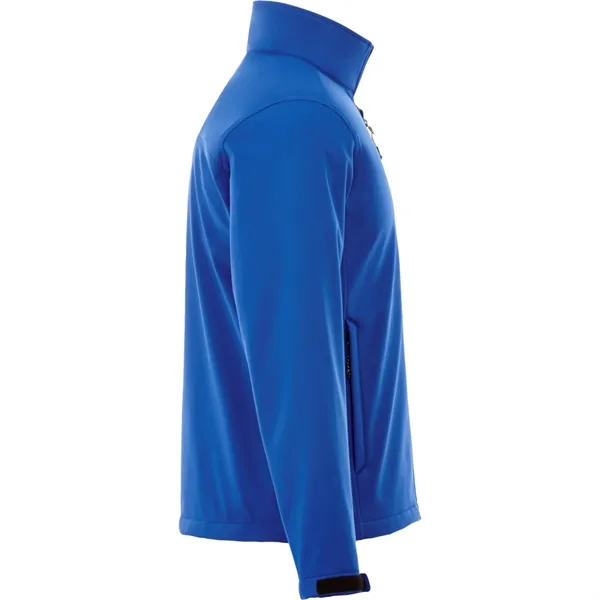 Men's softshell jacket with three-layer construction, ergonomic sleeves and articulated elbows.... from ASI 66887 PCNA / Trimark
