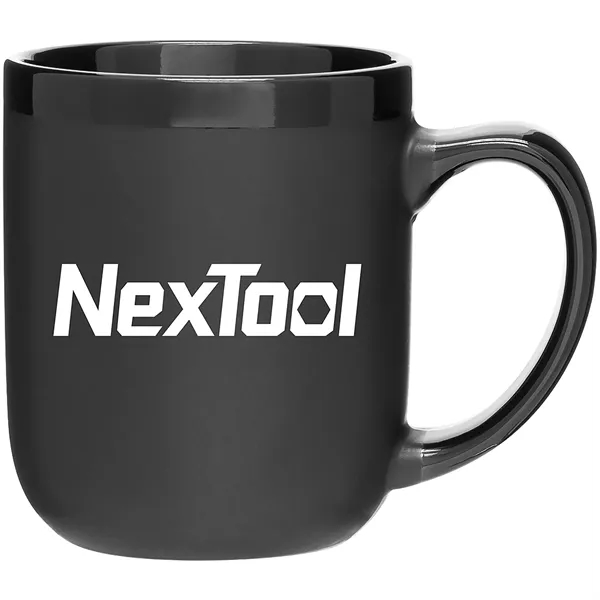 16 oz ceramic mug with matte color exterior, glossy interior, glossy... from ASI 51197 ETS Express, LLC