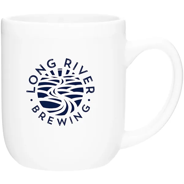 16 oz ceramic mug with matte color exterior, glossy interior, glossy... from ASI 51197 ETS Express, LLC