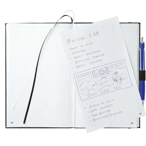 5.5" x 8.5" notebook with zippered pen pouch and three gel... from ASI 66887 PCNA / Leeds