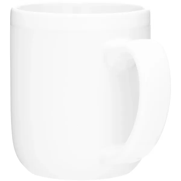 16 oz ceramic mug with matte color exterior, glossy interior, glossy... from ASI 51197 ETS Express, LLC