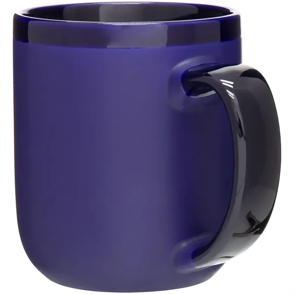16 oz ceramic mug with matte color exterior, glossy interior, glossy... from ASI 51197 ETS Express, LLC