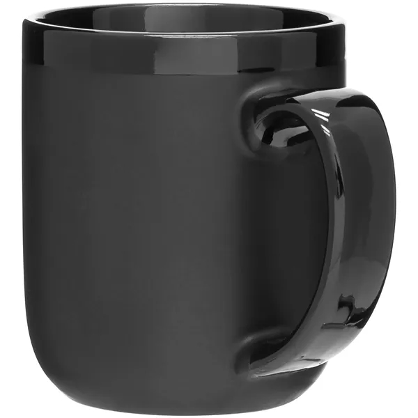 16 oz ceramic mug with matte color exterior, glossy interior, glossy... from ASI 51197 ETS Express, LLC