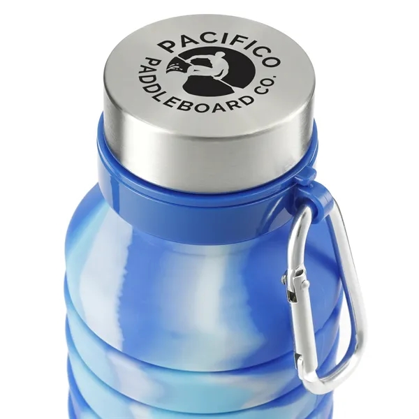 18 oz. collapsible bottle with wide mouth opening and tie-dye design.... from ASI 66887 PCNA / Leeds