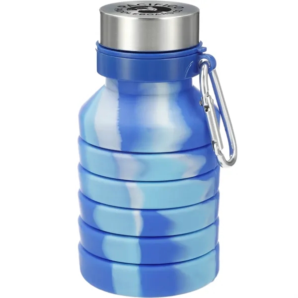 18 oz. collapsible bottle with wide mouth opening and tie-dye design.... from ASI 66887 PCNA / Leeds