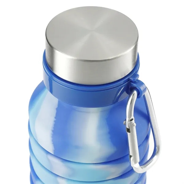 18 oz. collapsible bottle with wide mouth opening and tie-dye design.... from ASI 66887 PCNA / Leeds