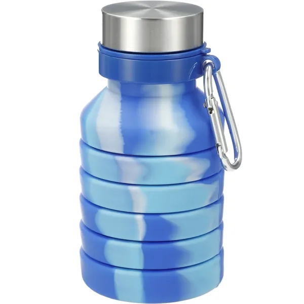18 oz. collapsible bottle with wide mouth opening and tie-dye design.... from ASI 66887 PCNA / Leeds