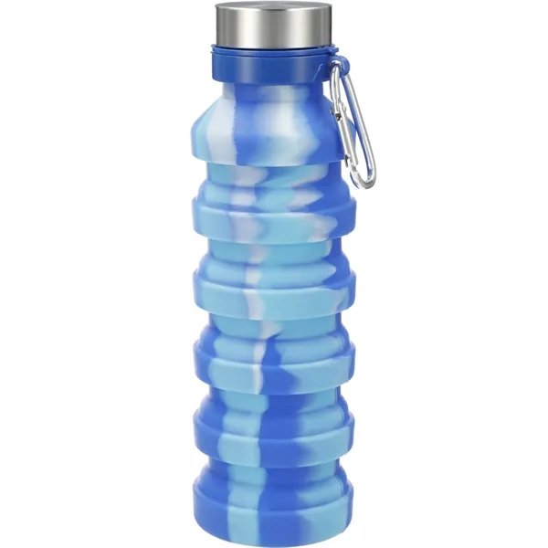 18 oz. collapsible bottle with wide mouth opening and tie-dye design.... from ASI 66887 PCNA / Leeds
