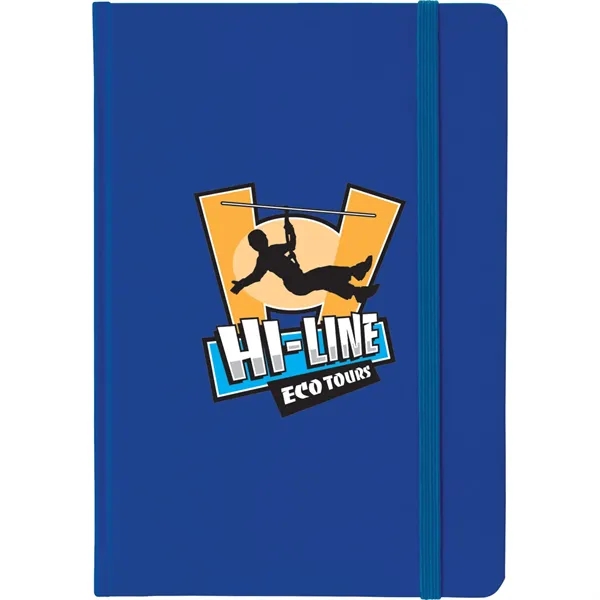 5" x 7" notebook with 80 white ruled pages, elastic closure... from ASI 66887 PCNA / Bullet