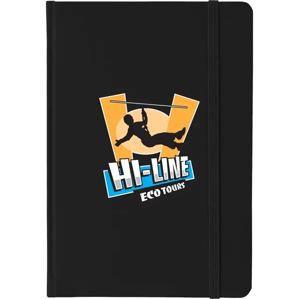 5" x 7" notebook with 80 white ruled pages, elastic closure... from ASI 66887 PCNA / Bullet