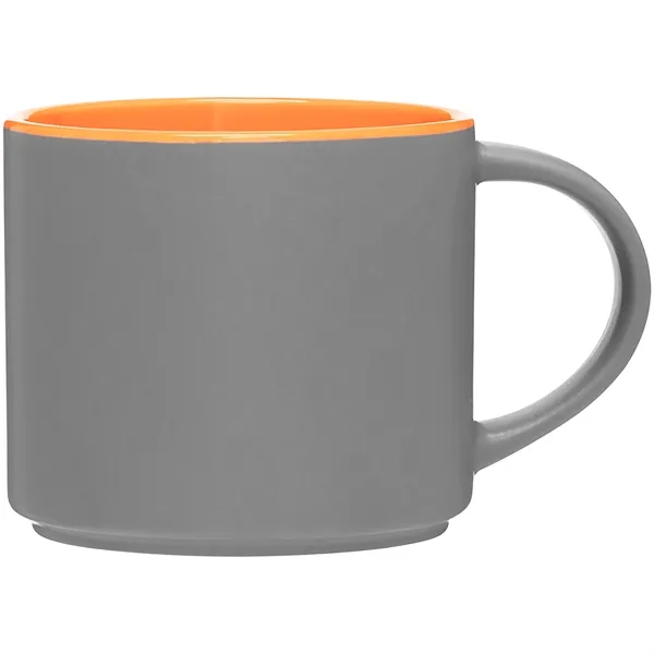 16 oz ceramic mug with handle, matte exterior and glossy interior.... from ASI 51197 ETS Express, LLC