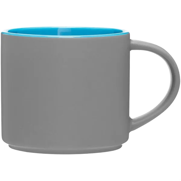 16 oz ceramic mug with handle, matte exterior and glossy interior.... from ASI 51197 ETS Express, LLC