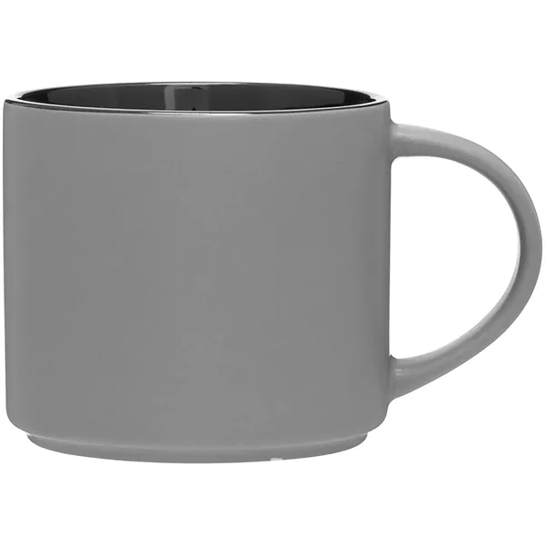 16 oz ceramic mug with handle, matte exterior and glossy interior.... from ASI 51197 ETS Express, LLC
