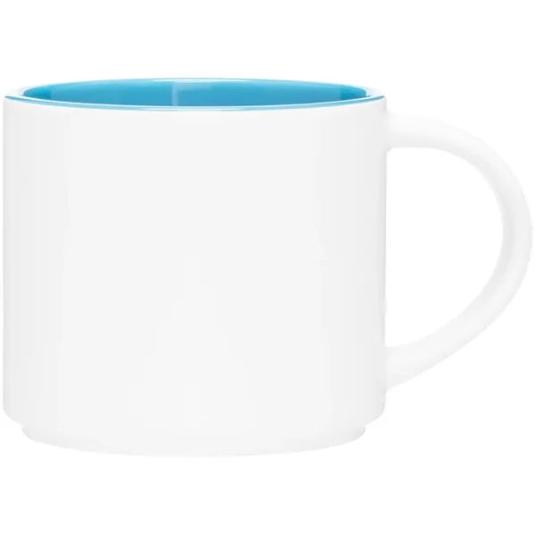 16 oz ceramic mug with handle, matte exterior and glossy interior.... from ASI 51197 ETS Express, LLC