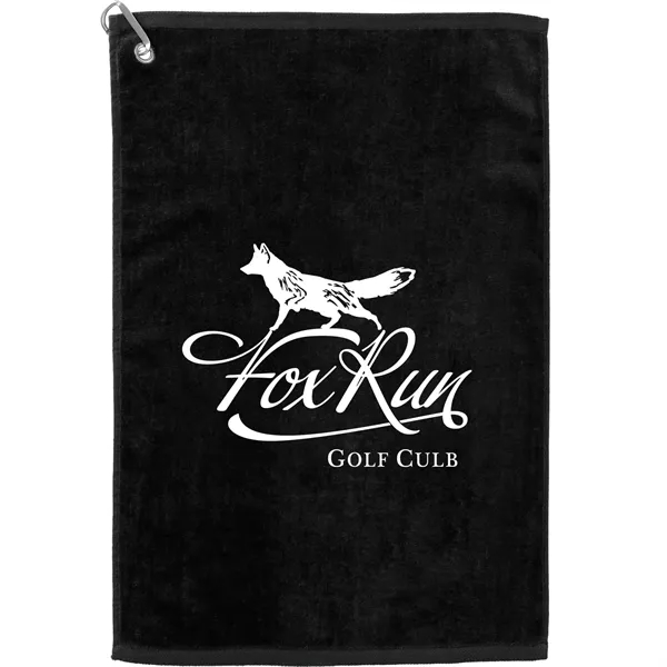 16" x 25" golf towel with a clip... from ASI 66887 PCNA / Bullet