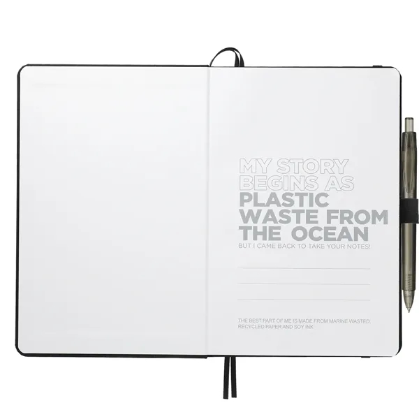 5.5" x 8.5" recycled journal with 96 sheets of lined paper... from ASI 66887 PCNA / Leeds
