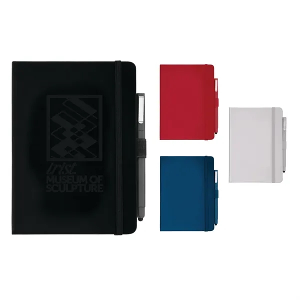 Journal with stylus pen, hard cover, elastic closure, pen loop, ribbon... from ASI 66887 PCNA / Leeds