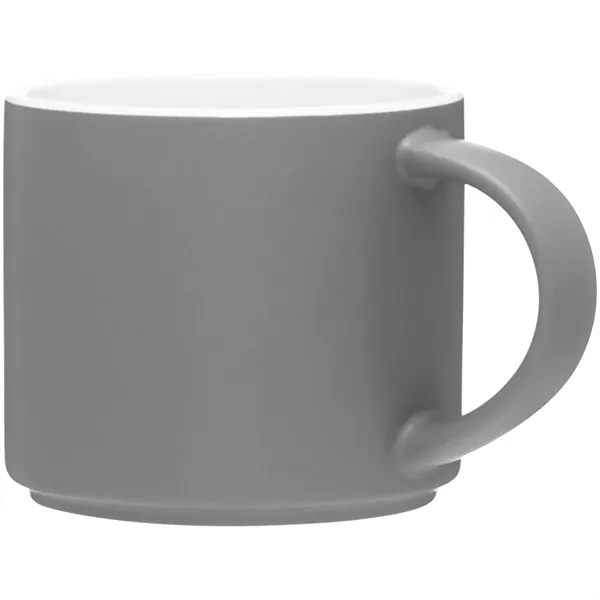16 oz ceramic mug with handle, matte exterior and glossy interior.... from ASI 51197 ETS Express, LLC