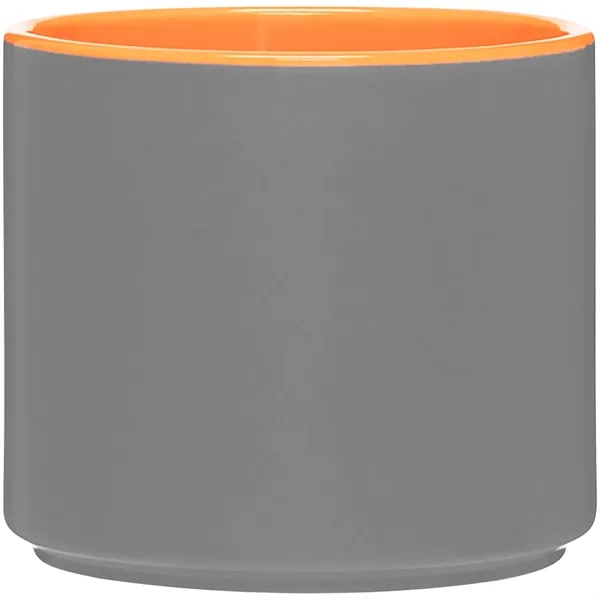 16 oz ceramic mug with handle, matte exterior and glossy interior.... from ASI 51197 ETS Express, LLC